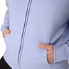 image:imageHanes Womens EcoSmart Fleece Sweatshirt for Women Soft Midweight  FullZip Hoodie Sweatshirt or 14 ZipPeri Blue