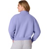 image:imageHanes Womens EcoSmart Fleece Sweatshirt for Women Soft Midweight  FullZip Hoodie Sweatshirt or 14 ZipPeri Blue