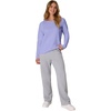 image:imageHanes Womens EcoSmart Fleece Sweatshirt for Women Soft Midweight  FullZip Hoodie Sweatshirt or 14 ZipPeri Blue