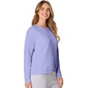 image:imageHanes Womens EcoSmart Fleece Sweatshirt for Women Soft Midweight  FullZip Hoodie Sweatshirt or 14 ZipPeri Blue