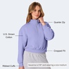 image:imageHanes Womens EcoSmart Fleece Sweatshirt for Women Soft Midweight  FullZip Hoodie Sweatshirt or 14 ZipPeri Blue