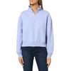 image:imageHanes Womens EcoSmart Fleece Sweatshirt for Women Soft Midweight  FullZip Hoodie Sweatshirt or 14 ZipPeri Blue