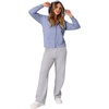 image:imageHanes Womens EcoSmart Fleece Sweatshirt for Women Soft Midweight  FullZip Hoodie Sweatshirt or 14 ZipPeri Blue