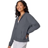 image:imageHanes Womens EcoSmart Fleece Sweatshirt for Women Soft Midweight  FullZip Hoodie Sweatshirt or 14 ZipSlate Heather