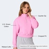 image:imageHanes Womens EcoSmart Fleece Sweatshirt for Women Soft Midweight  FullZip Hoodie Sweatshirt or 14 ZipSpirited Pink