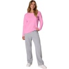image:imageHanes Womens EcoSmart Fleece Sweatshirt for Women Soft Midweight  FullZip Hoodie Sweatshirt or 14 ZipSpirited Pink