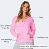 image:imageHanes Womens EcoSmart Fleece Sweatshirt for Women Soft Midweight  FullZip Hoodie Sweatshirt or 14 ZipSpirited Pink