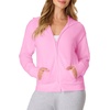 image:imageHanes Womens EcoSmart Fleece Sweatshirt for Women Soft Midweight  FullZip Hoodie Sweatshirt or 14 ZipSpirited Pink