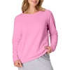 image:imageHanes Womens EcoSmart Fleece Sweatshirt for Women Soft Midweight  FullZip Hoodie Sweatshirt or 14 ZipSpirited Pink