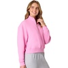 image:imageHanes Womens EcoSmart Fleece Sweatshirt for Women Soft Midweight  FullZip Hoodie Sweatshirt or 14 ZipSpirited Pink