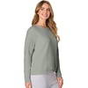 image:imageHanes Womens EcoSmart Fleece Sweatshirt for Women Soft Midweight  FullZip Hoodie Sweatshirt or 14 ZipStonewashed Green