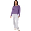 image:imageHanes Womens EcoSmart Fleece Sweatshirt for Women Soft Midweight  FullZip Hoodie Sweatshirt or 14 ZipViolet Splendor Heather