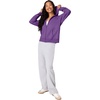 image:imageHanes Womens EcoSmart Fleece Sweatshirt for Women Soft Midweight  FullZip Hoodie Sweatshirt or 14 ZipViolet Splendor Heather