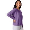 image:imageHanes Womens EcoSmart Fleece Sweatshirt for Women Soft Midweight  FullZip Hoodie Sweatshirt or 14 ZipViolet Splendor Heather