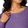 image:imageHanes Womens EcoSmart Fleece Sweatshirt for Women Soft Midweight  FullZip Hoodie Sweatshirt or 14 ZipViolet Splendor Heather