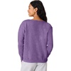 image:imageHanes Womens EcoSmart Fleece Sweatshirt for Women Soft Midweight  FullZip Hoodie Sweatshirt or 14 ZipViolet Splendor Heather
