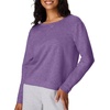 image:imageHanes Womens EcoSmart Fleece Sweatshirt for Women Soft Midweight  FullZip Hoodie Sweatshirt or 14 ZipViolet Splendor Heather