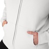image:imageHanes Womens EcoSmart Fleece Sweatshirt for Women Soft Midweight  FullZip Hoodie Sweatshirt or 14 ZipWhite