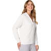 image:imageHanes Womens EcoSmart Fleece Sweatshirt for Women Soft Midweight  FullZip Hoodie Sweatshirt or 14 ZipWhite
