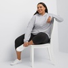 image:imageHanes Womens Ecosmart Fleece Hoodie Midweight Sweatshirt for Women Kanga PocketLight Steel
