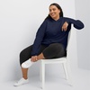 image:imageHanes Womens Ecosmart Fleece Hoodie Midweight Sweatshirt for Women Kanga PocketNavy Heather