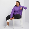image:imageHanes Womens Ecosmart Fleece Hoodie Midweight Sweatshirt for Women Kanga PocketViolet Splendor Heather