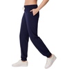 image:imageHanes Womens Essentials Cotton Joggers Jersey Drawstring Pants for WomenAthletic Navy