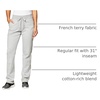 image:imageHanes Womens French Terry Pants Pocket Lounge Pants for Women LighterThanFleece Loungewear 31Light Steel