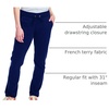 image:imageHanes Womens French Terry Pants Pocket Lounge Pants for Women LighterThanFleece Loungewear 31Navy