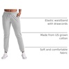 image:imageHanes Womens Hanes Originals Womens Joggers 100 Cotton JerseyLight Steel