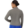 image:imageHanes Womens Jacket Moves FullZip Workout Jacket MoistureWicking Outwear Soft amp Stretchy Athletic Wear for WomenCool Grey