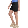 image:imageHanes Womens Jersey Pocket Shorts Drawstring Cotton Jersey Shorts 7 InseamBlack