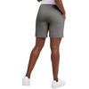 image:imageHanes Womens Jersey Pocket Shorts Drawstring Cotton Jersey Shorts 7 InseamCharcoal Heather