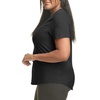 image:imageHanes Womens Just My Size Plus Size Cotton Jersey TShirt Short Sleeve VNeck TeeBlack