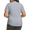 image:imageHanes Womens Just My Size Plus Size Cotton Jersey TShirt Short Sleeve VNeck TeeLight Steel