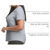 image:imageHanes Womens Just My Size Plus Size Cotton Jersey TShirt Short Sleeve VNeck TeeLight Steel