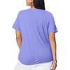image:imageHanes Womens Just My Size Plus Size Cotton Jersey TShirt Short Sleeve VNeck TeePetal Purple