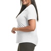 image:imageHanes Womens Just My Size Plus Size Cotton Jersey TShirt Short Sleeve VNeck TeeWhite