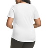 image:imageHanes Womens Just My Size Plus Size Cotton Jersey TShirt Short Sleeve VNeck TeeWhite