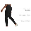 image:imageHanes Womens Leggings AnkleLength Leggings for Women Stretch CottonSpandex Leggings High Waist 27Red River Clay