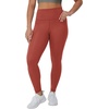 image:imageHanes Womens Leggings Clothing Moves 78 Soft Leggings with Pocket Moisture Wicking Womens Clothing Pants 25 InseamCoral Camelia