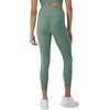 image:imageHanes Womens Leggings Clothing Moves 78 Soft Leggings with Pocket Moisture Wicking Womens Clothing Pants 25 InseamHerbal Olive Green