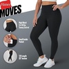image:imageHanes Womens Leggings Clothing Moves 78 Soft Leggings with Pocket Moisture Wicking Womens Clothing Pants 25 InseamPurple Timeless Camo