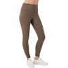 image:imageHanes Womens Leggings Clothing Moves 78 Soft Leggings with Pocket Moisture Wicking Womens Clothing Pants 25 InseamRustic Brown