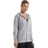 image:imageHanes Womens Lightweight Full Zip Hoodie Textured Cotton Zip Up TShirt HoodieDada Gray Pe Heather