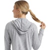 image:imageHanes Womens Lightweight Full Zip Hoodie Textured Cotton Zip Up TShirt HoodieDada Gray Pe Heather