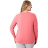 image:imageHanes Womens Long Sleeve Cotton TShirt Lightweight Crewneck and VNeck Tee for Women Modern FitBriny Pink
