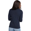 image:imageHanes Womens Long Sleeve Cotton TShirt Lightweight Crewneck and VNeck Tee for Women Modern FitNavy