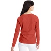 image:imageHanes Womens Long Sleeve Cotton TShirt Lightweight Crewneck and VNeck Tee for Women Modern FitRed River Clay