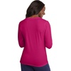 image:imageHanes Womens Long Sleeve Cotton TShirt Lightweight Crewneck and VNeck Tee for Women Modern FitSizzling Pink